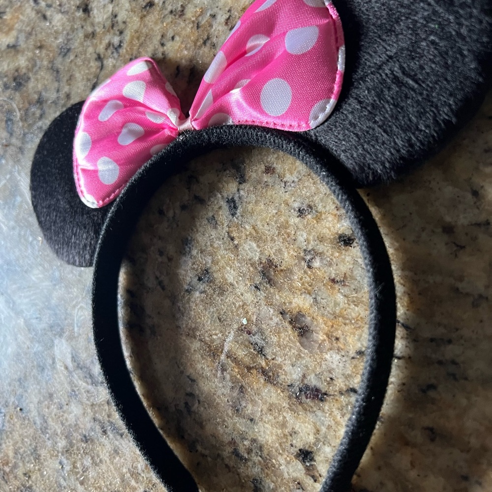 Pink Polkadot Mini Mouse Ears